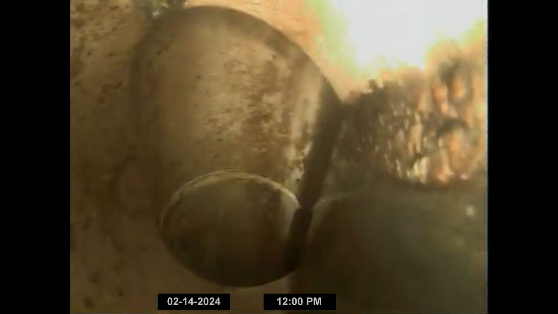 Sewer Camera Inspection Image
