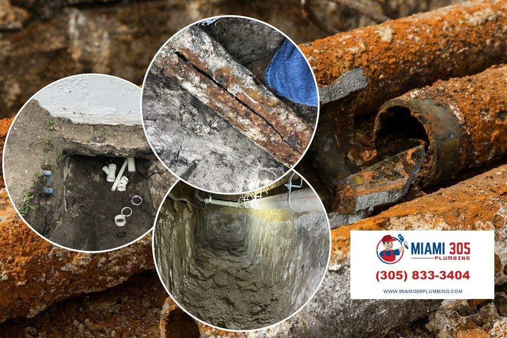 Trenchless Cast iron replacement in Miami